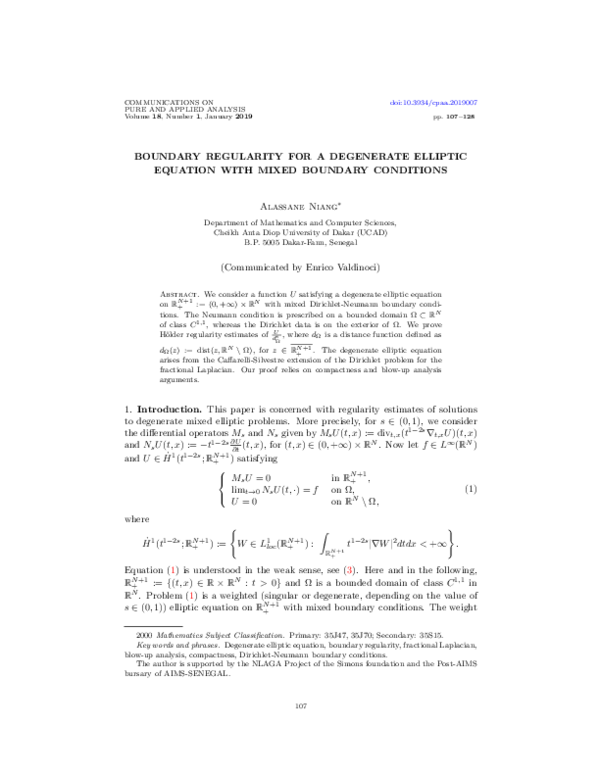 (PDF) Boundary regularity for a degenerate elliptic equation with mixed ...