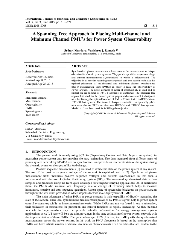 (PDF) A Spanning Tree Approach in Placing Multi-channel and Minimum ...