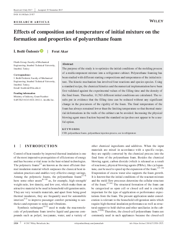 (PDF) Effects of composition and temperature of initial mixture on the ...