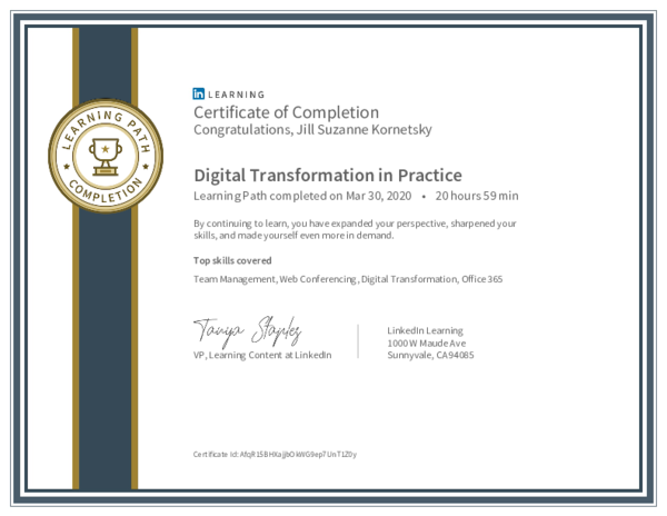 (PDF) Digital Transformation In Practice