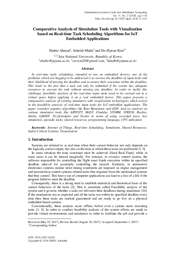 (PDF) Comparative Analysis of Simulation Tools with Visualization based ...
