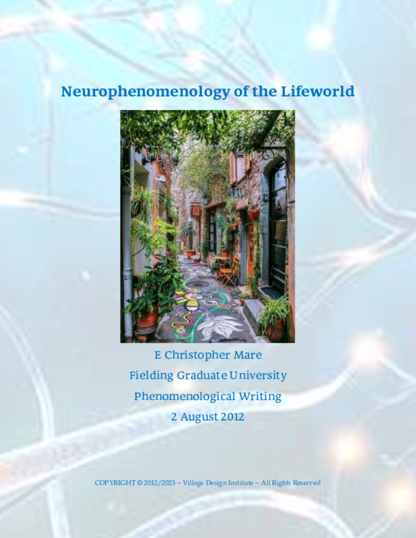(PDF) Neurophenomenology of the Lifeworld