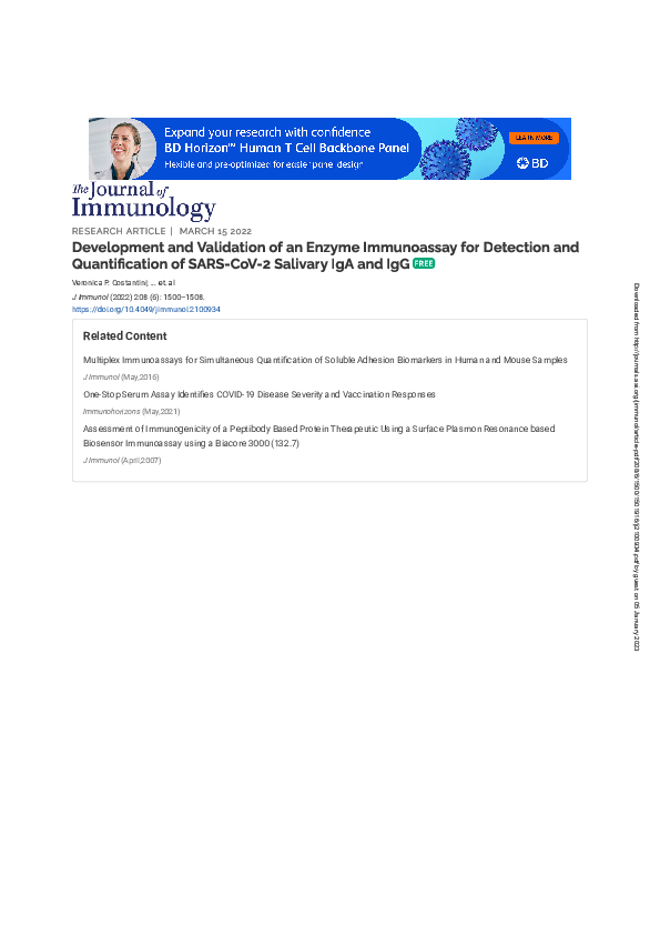(PDF) Development and validation of an enzyme immunoassay for ...