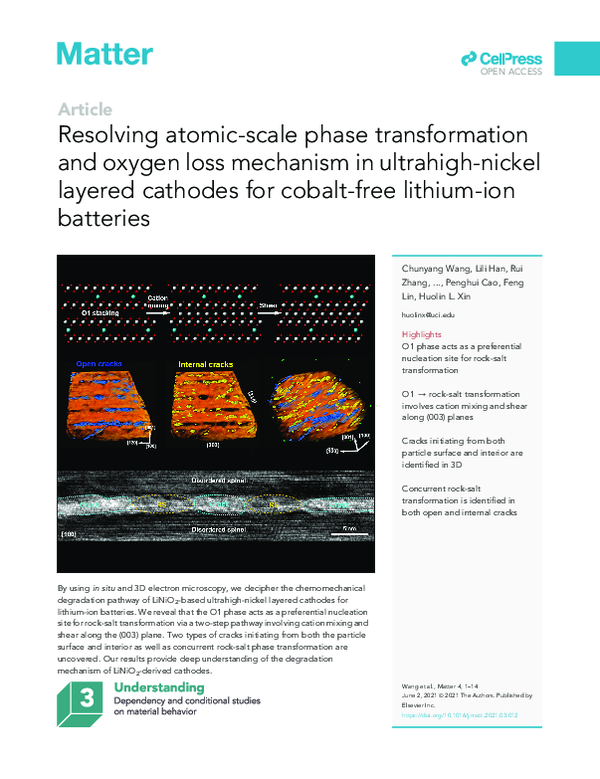 (PDF) Resolving atomic-scale phase transformation and oxygen loss ...