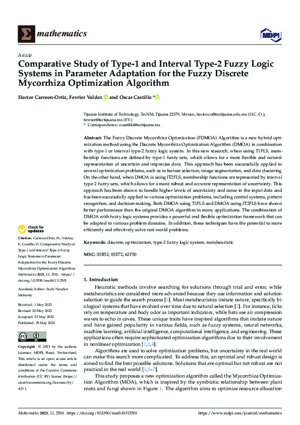 (PDF) Comparative Study of Type-1 and Interval Type-2 Fuzzy Logic ...