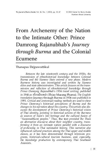 (PDF) From Archenemy of the Nation to the Intimate Other: Prince ...