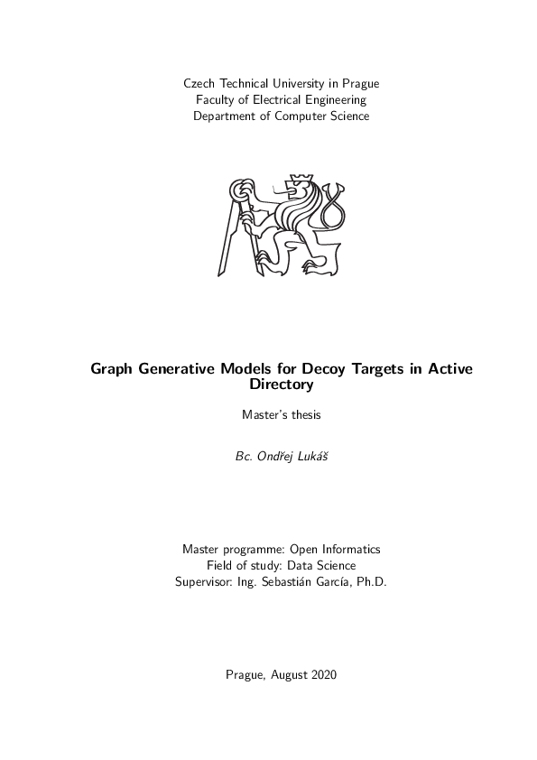 (PDF) Graph Generative Models for Decoy Targets in Active Directory
