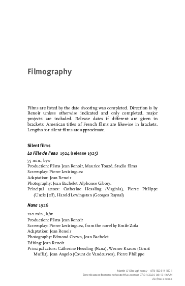 (PDF) Filmography