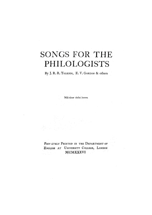 (PDF) Songs for the Philologists v.202307