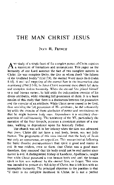 (PDF) The man Christ Jesus