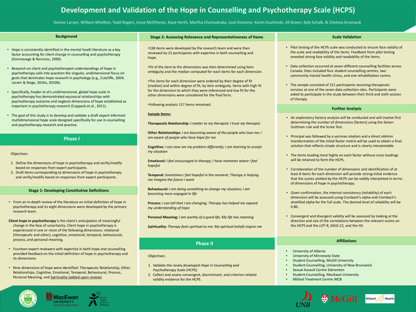 (PDF) Development and Validation of the Hope in Counselling and ...