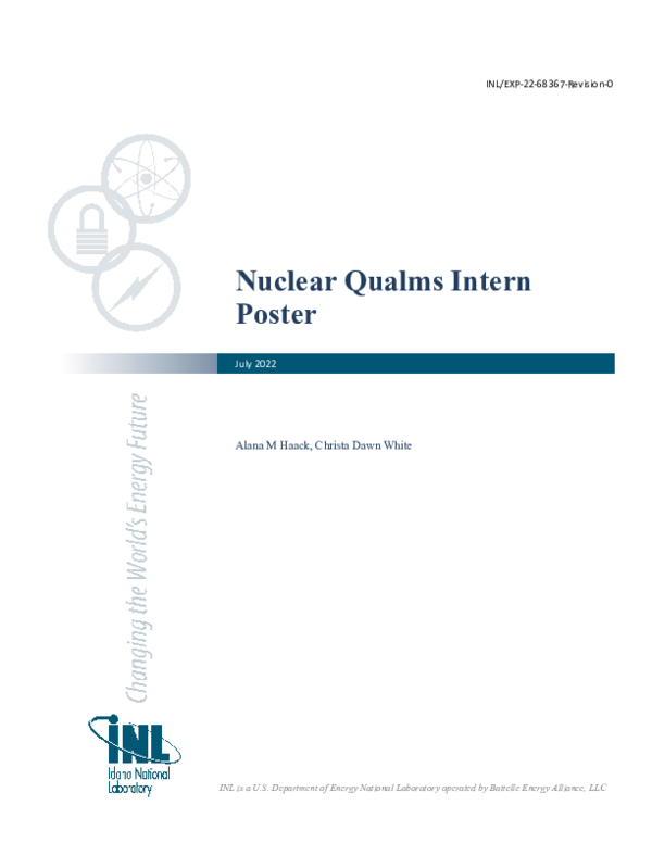 (PDF) Nuclear Qualms Intern Poster