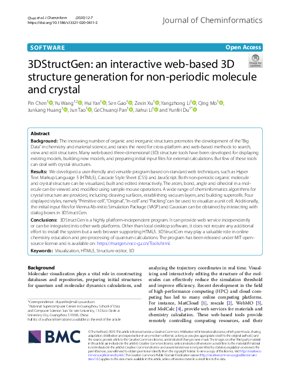 (PDF) 3DStructGen: an interactive web-based 3D structure generation for ...