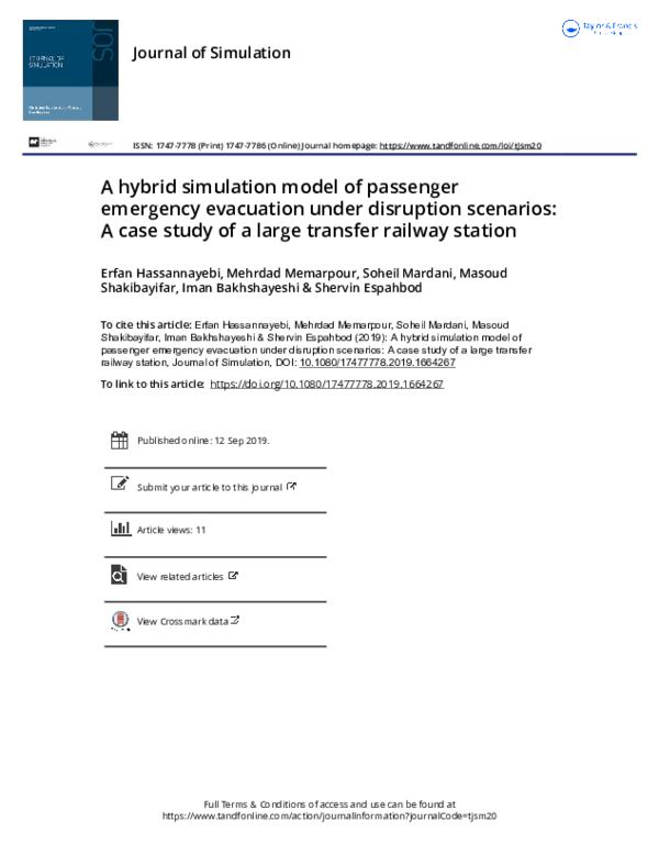 (PDF) A hybrid simulation model of passenger emergency evacuation under ...