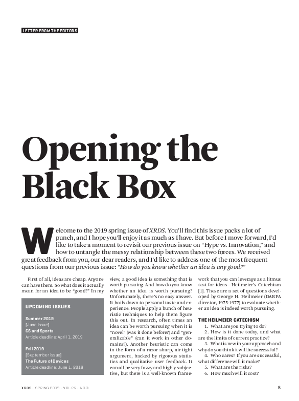 (PDF) Opening the Black Box