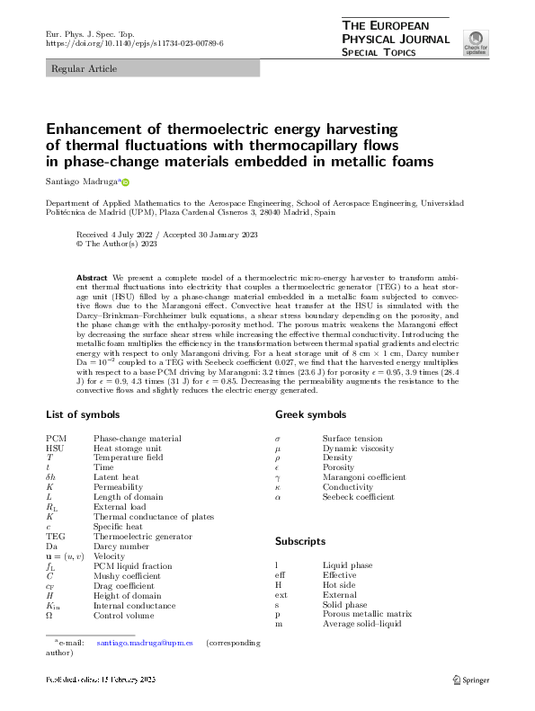 (PDF) Enhancement of thermoelectric energy harvesting of thermal ...