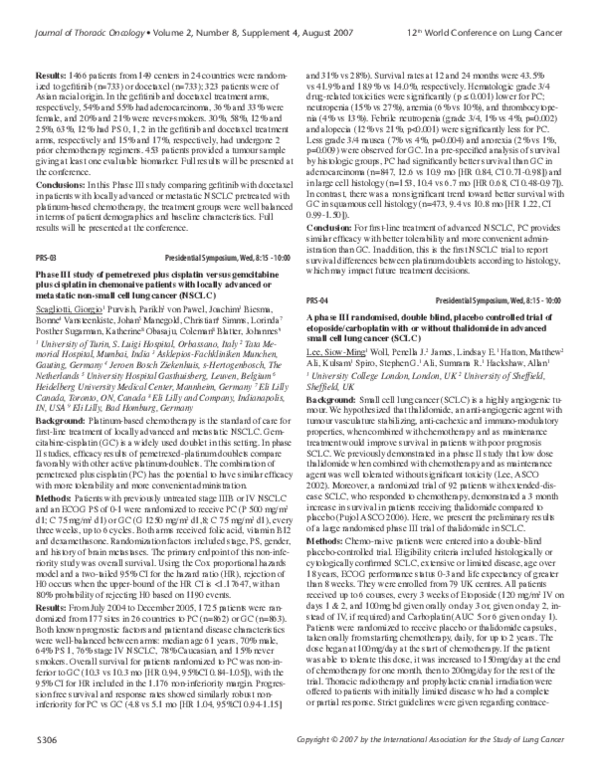 (PDF) A phase III randomised, double blind, placebo controlled trial of ...