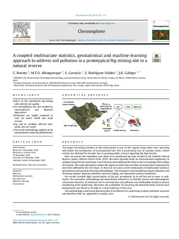 (PDF) A coupled multivariate statistics, geostatistical and machine ...