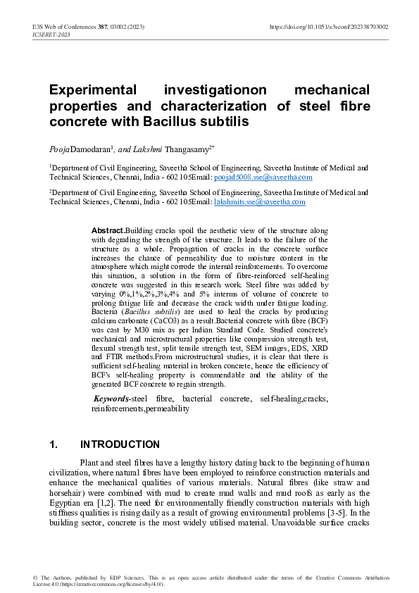 (PDF) Experimental investigation on mechanical properties and ...