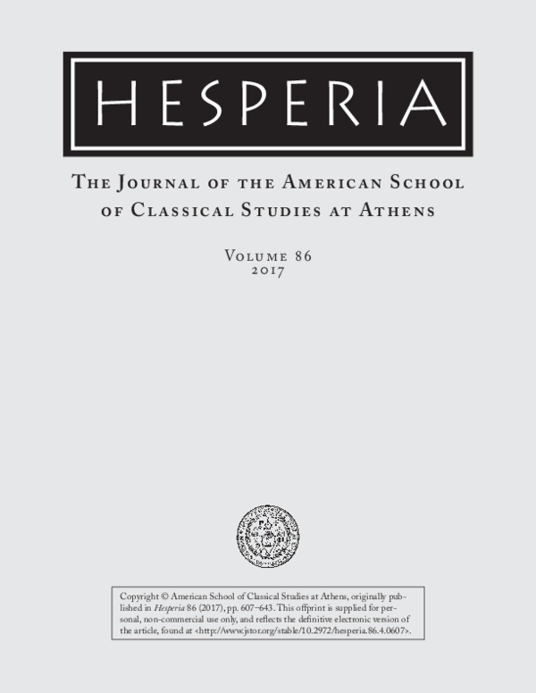 (PDF) Debt and Its Aftermath: The Near Eastern Background to Solon's ...