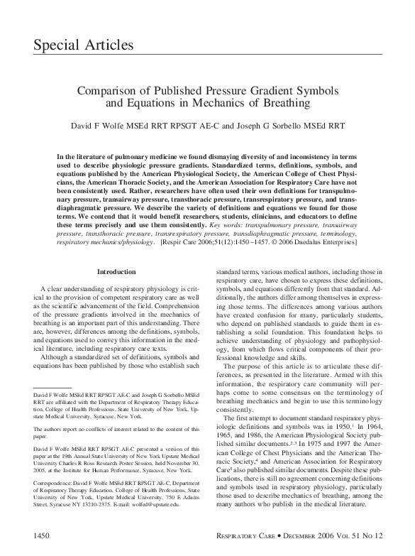 (PDF) Comparison of published pressure gradient symbols and equations ...