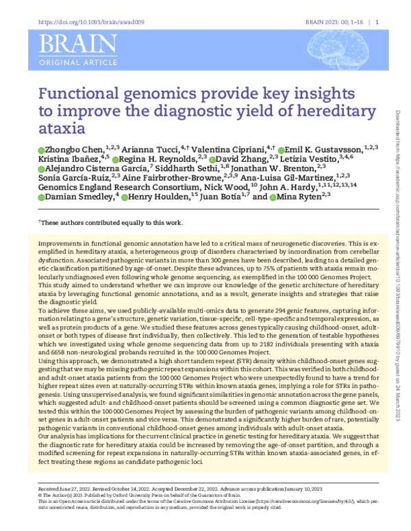 (PDF) Functional genomics provide key insights to improve the ...