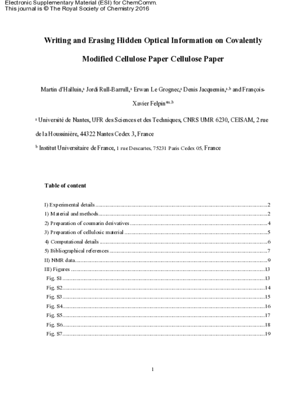 (PDF) Writing and erasing hidden optical information on covalently ...