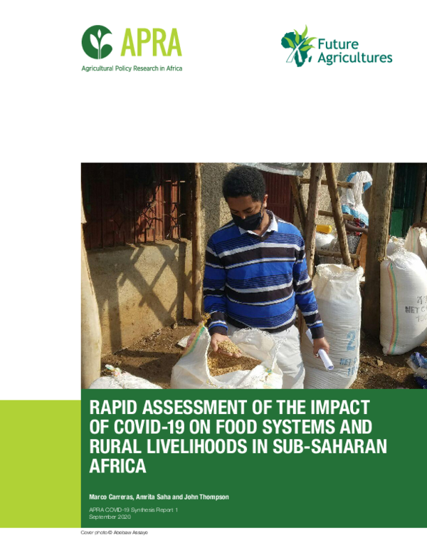 (PDF) Rapid Assessment of the Impact of Covid-19 on Food Systems and ...
