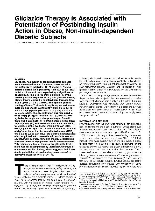 Diabetes treatment: Using insulin to manage blood sugar