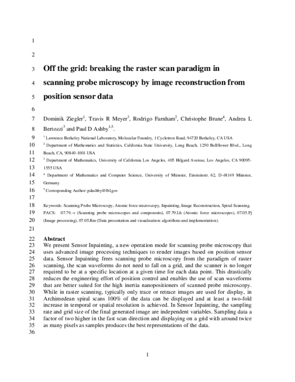 (PDF) Off the grid : breaking the raster scan paradigm in 3 scanning ...