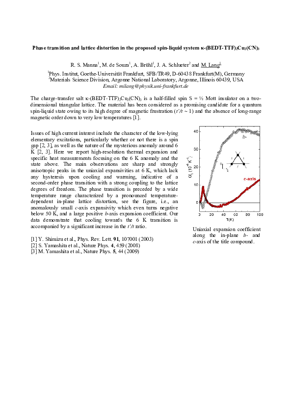 (PDF) Phase transition and lattice distortion in the proposed spin ...