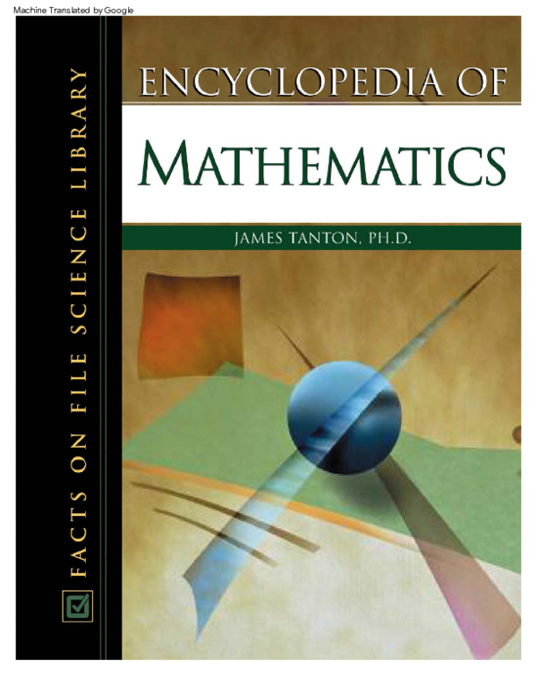 PDF) ENCYCLOPEDIA OF Mathematics Russian | Elzein Salah - Academia.Edu