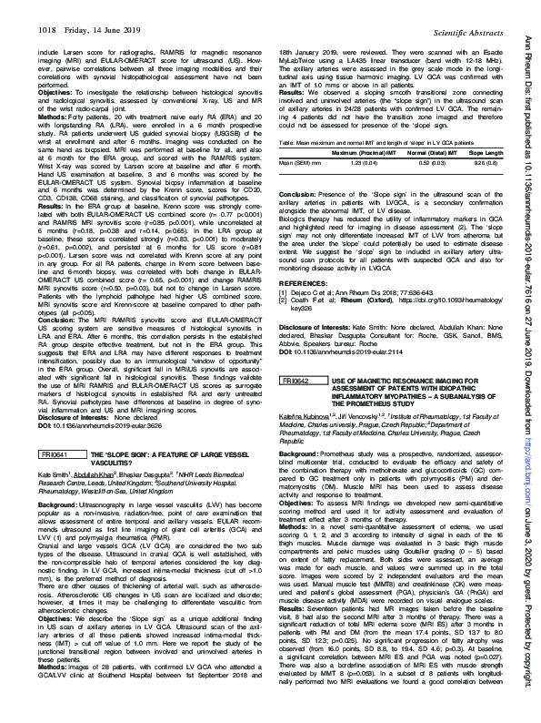 (PDF) FRI0642 USE of Magnetic Resonance Imaging for Assessment of ...