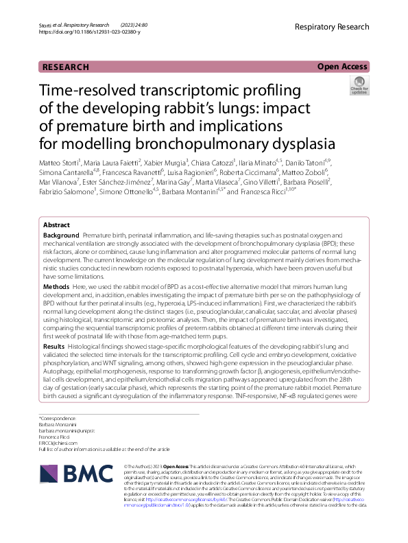 (PDF) Time-resolved transcriptomic profiling of the developing rabbit’s ...