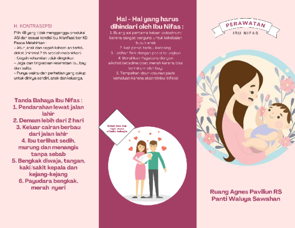 (PDF) Leaflet Perawatan Ibu Nifas