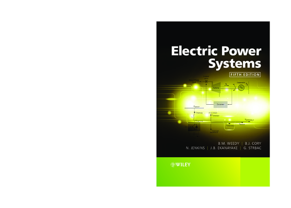 PDF) Electric Power Systems Electric Power Systems
