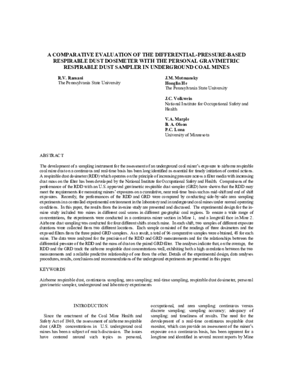 (PDF) A Comparative Evaluation of the Differential-Pressure-Based ...