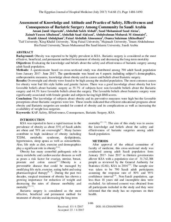 (PDF) Assessment of Knowledge and Attitude and Practice of Parents ...