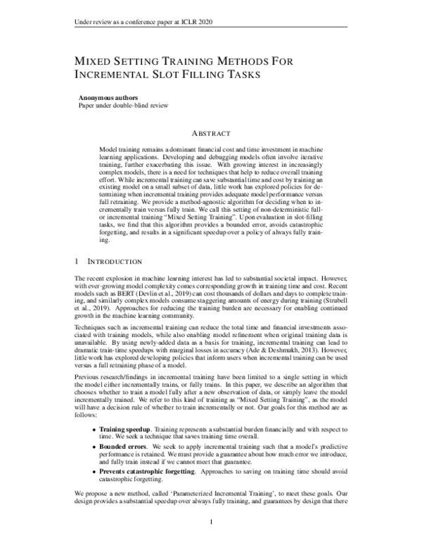 (PDF) Mixed Setting Training Methods for Incremental Slot-Filling Tasks