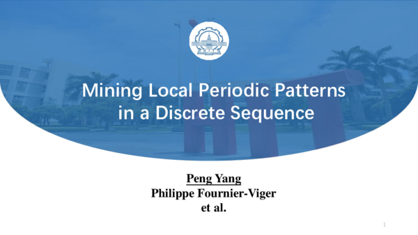 (PDF) Mining local periodic patterns in a discrete sequence