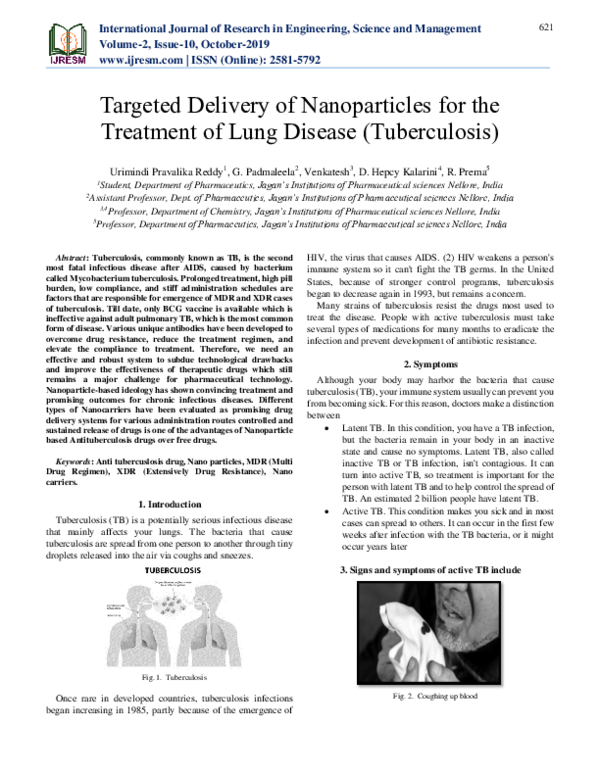 (PDF) Targeted Delivery of Nanoparticles for the Treatment of Lung ...