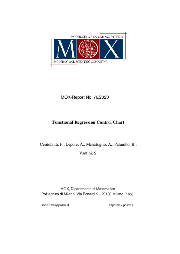(PDF) Functional Regression Control Chart