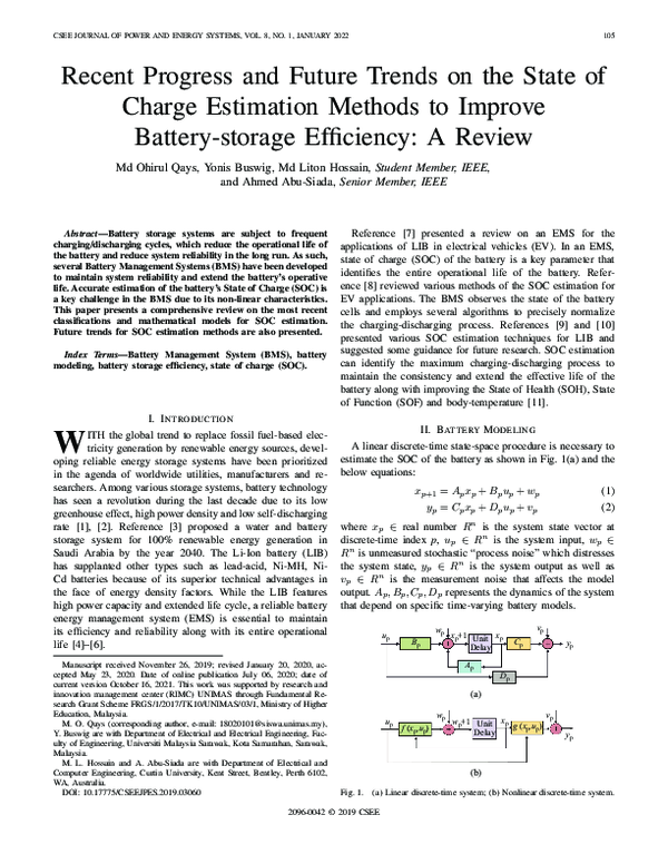 (PDF) Recent progress and future trends on state of charge estimation ...