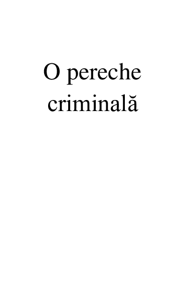 LEXI B. NEWMAN   O pereche criminală
