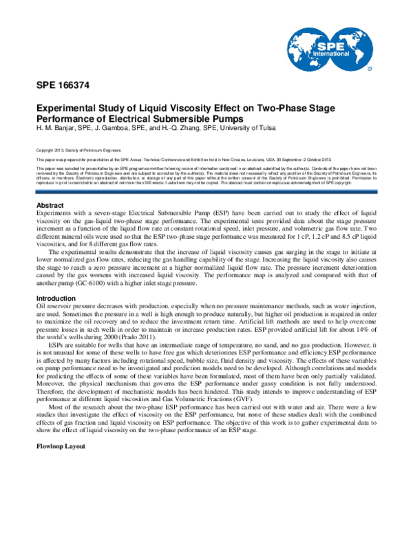 (PDF) Experimental Study of Liquid Viscosity Effect on Two-Phase Stage ...