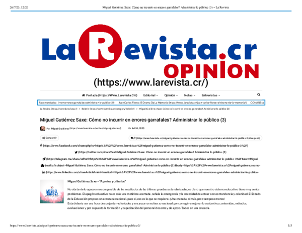 (PDF) Cómo no incurrir en errores garrafales? Administrar lo público (3 ...