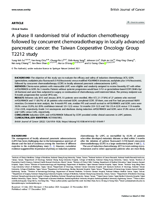 (PDF) A phase II randomised trial of induction chemotherapy followed by ...