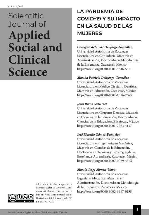 (PDF) LA PANDEMIA DE COVID-19 Y SU IMPACTO EN LA SALUD DE LAS MUJERES ...