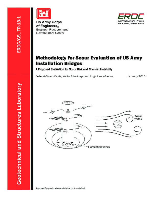 (PDF) Methodology for Scour Evaluation of US Army Installation Bridges ...