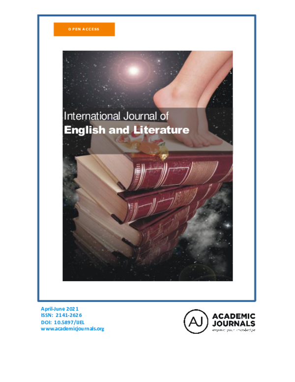 (PDF) International Journal of English and Literature